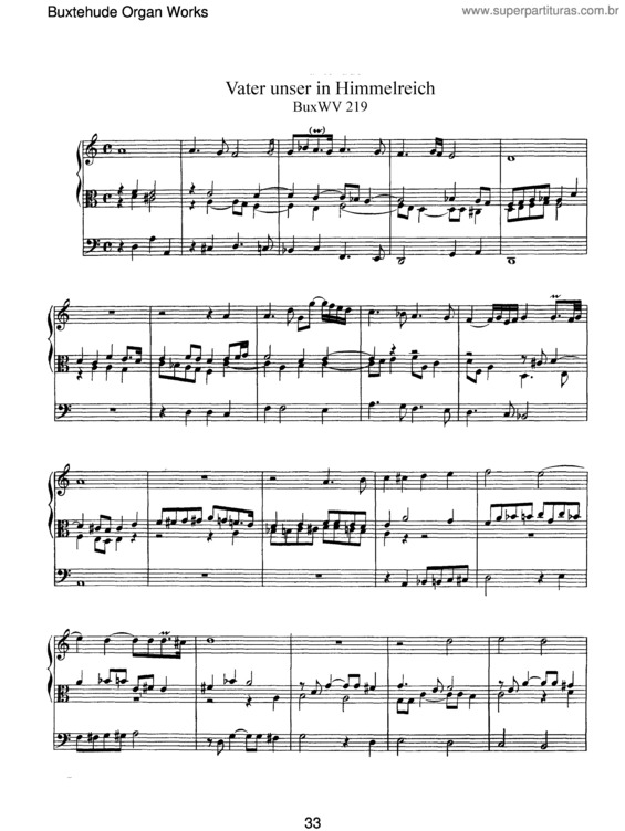 Partitura da música Vater unser im Himmelreich v.2