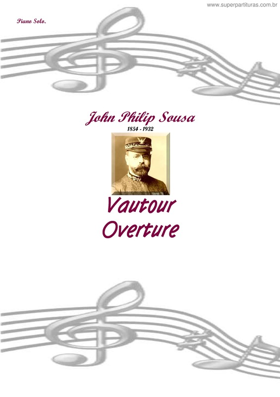 Partitura da música Vautour Overture