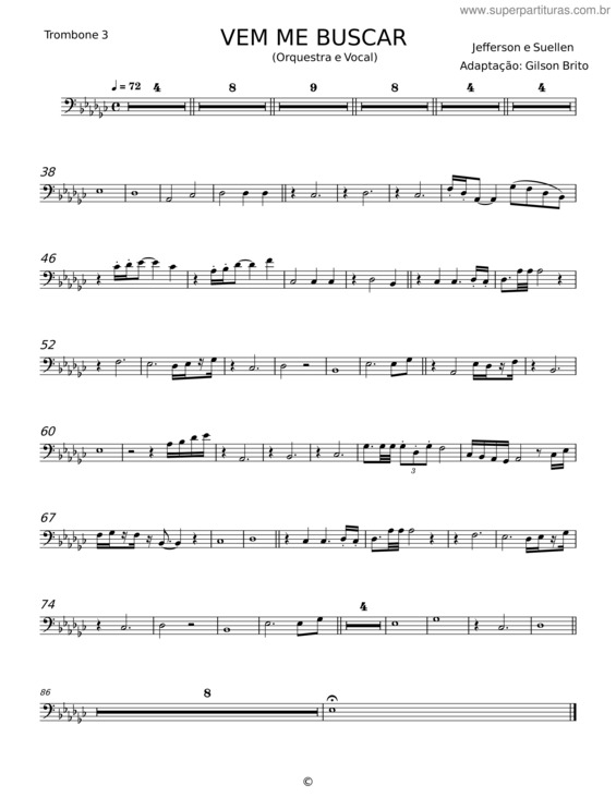 Partitura da música Vem Me Buscar v.14