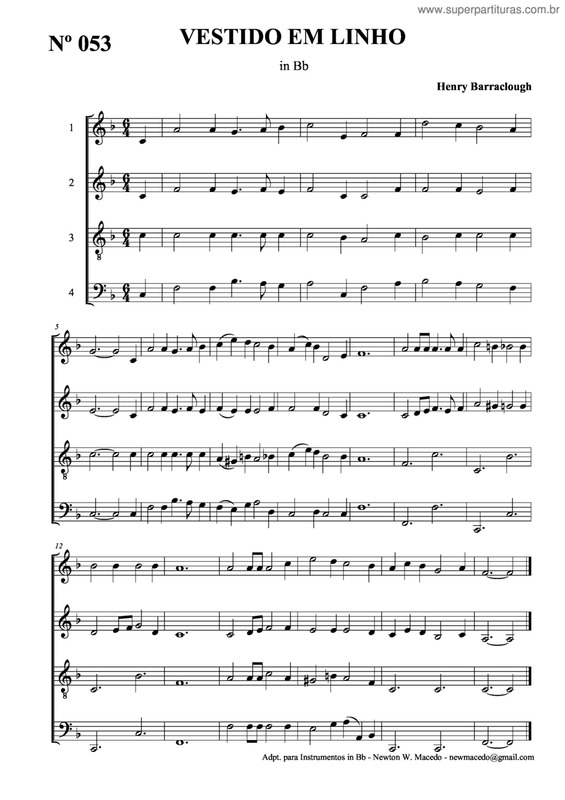 Partitura da música Vestido Em Linho v.2