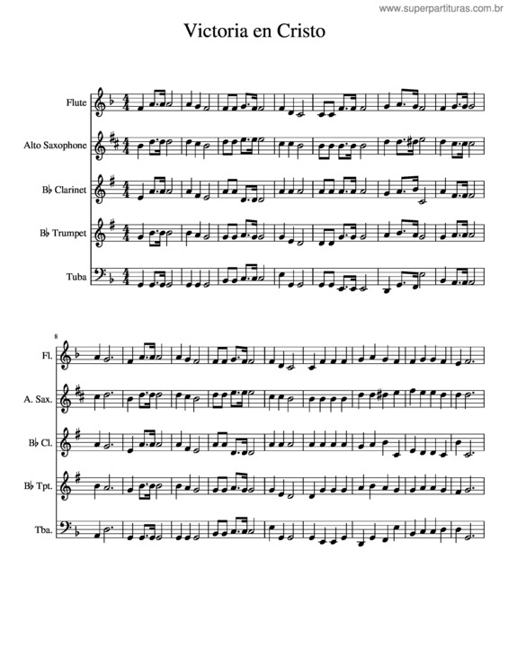 Partitura da música Victoria En Cristo