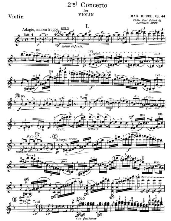 Partitura da música Violin Concerto No. 2 v.5