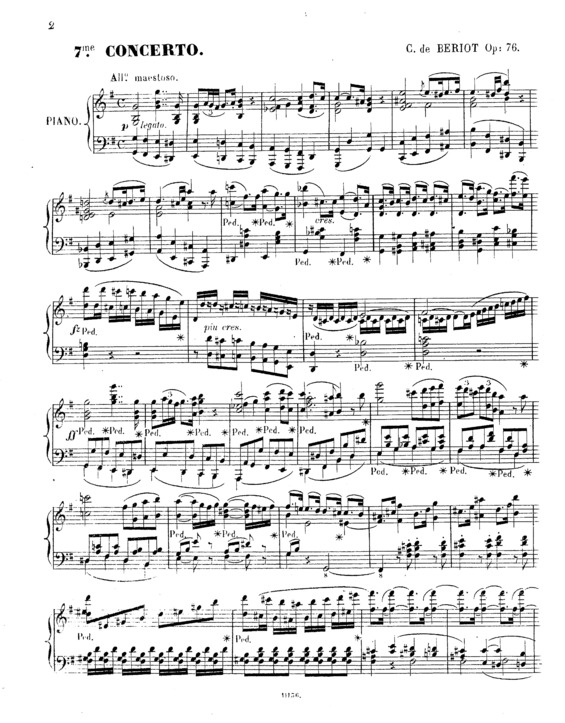 Partitura da música Violin Concerto No. 7 v.2