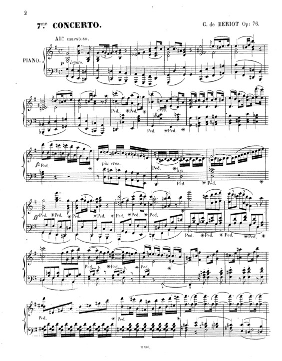 Partitura da música Violin Concerto No. 7 v.2