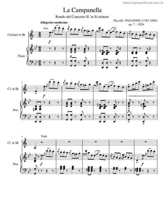 Partitura da música Violin Concerto No 2, Op. 7 v.2
