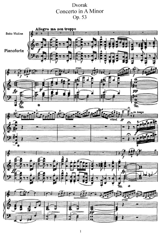Partitura da música Violin Concerto v.4