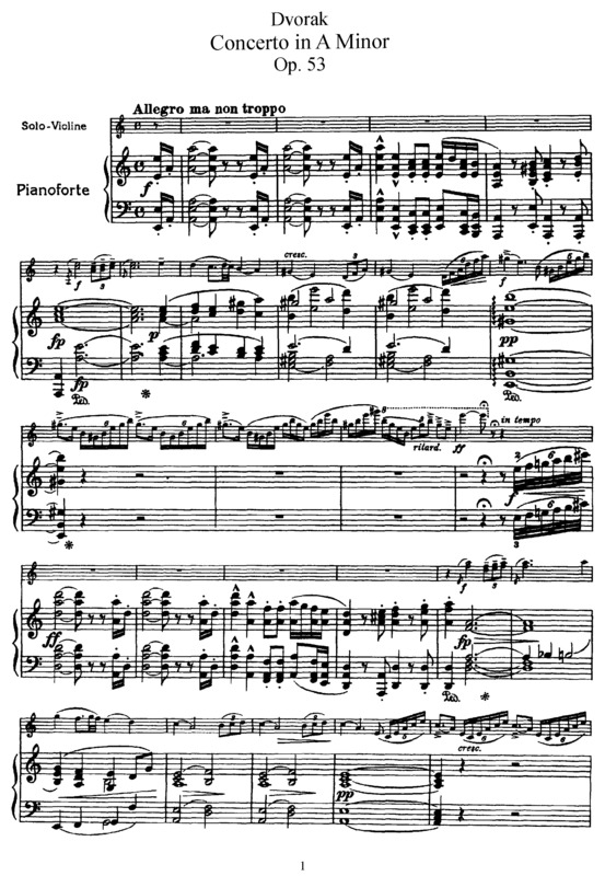 Partitura da música Violin Concerto v.4