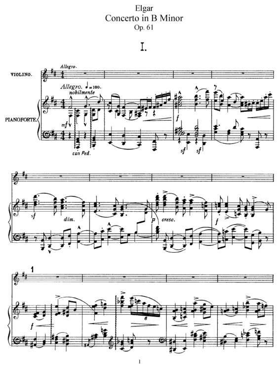 Partitura da música Violin Concerto v.5