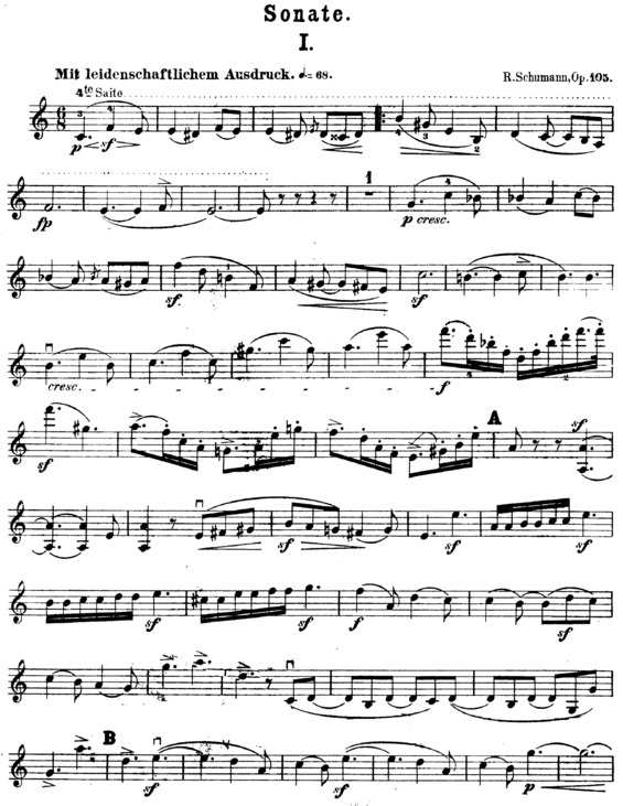 Partitura da música Violin Sonata 1 v.2