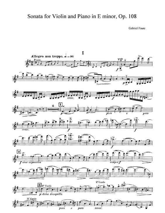 Partitura da música Violin Sonata 2