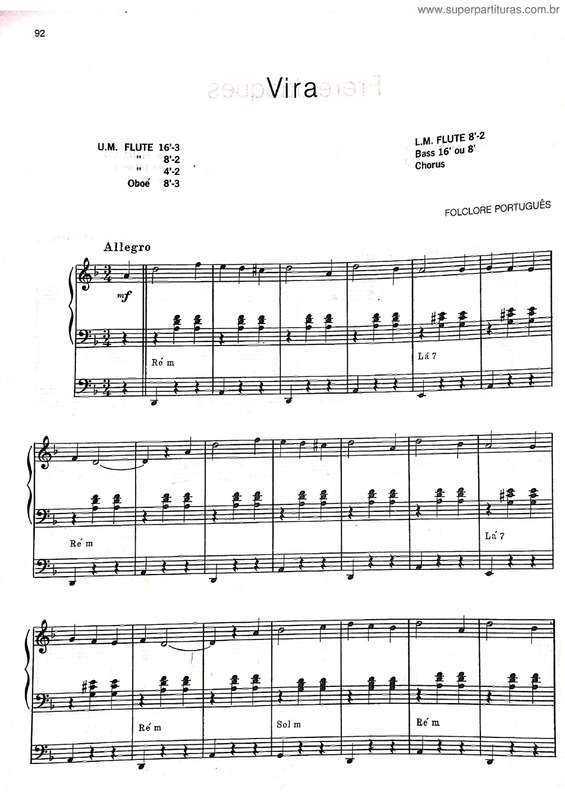 Partitura da música Vira v.2