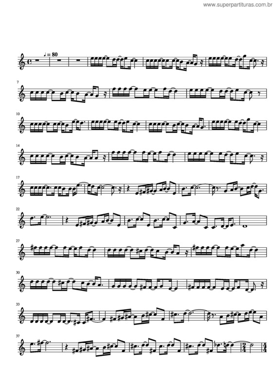 Partitura da música Vivo Per Lei v.10