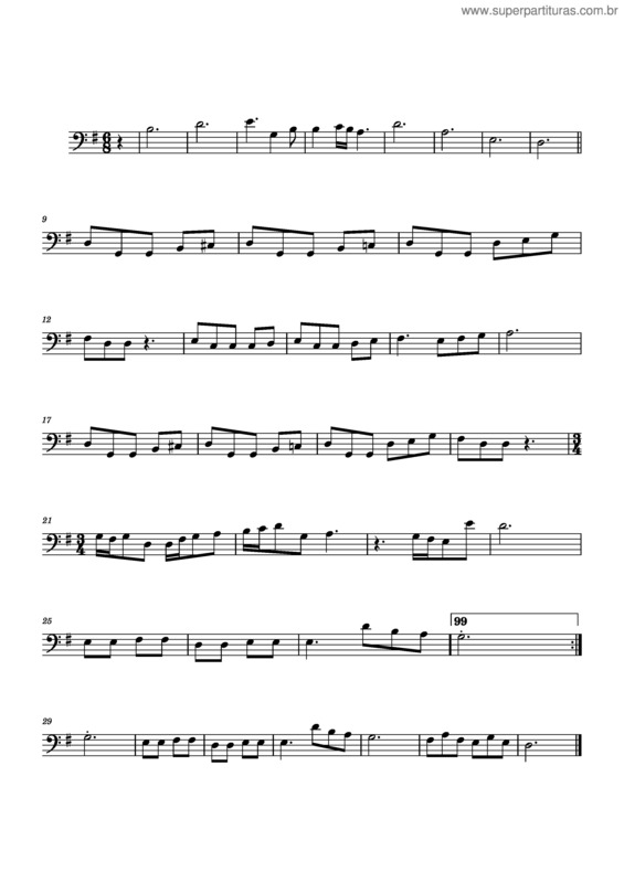 Partitura da música Você Sabe O Que É Salvação Cello