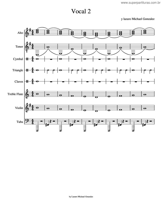 Partitura da música Voice Start Med 1