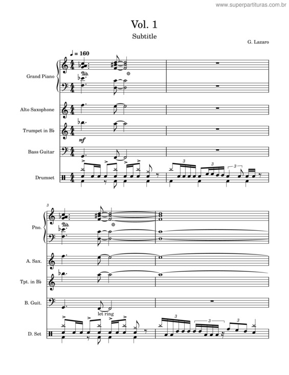 Partitura da música Vol 1 v.3
