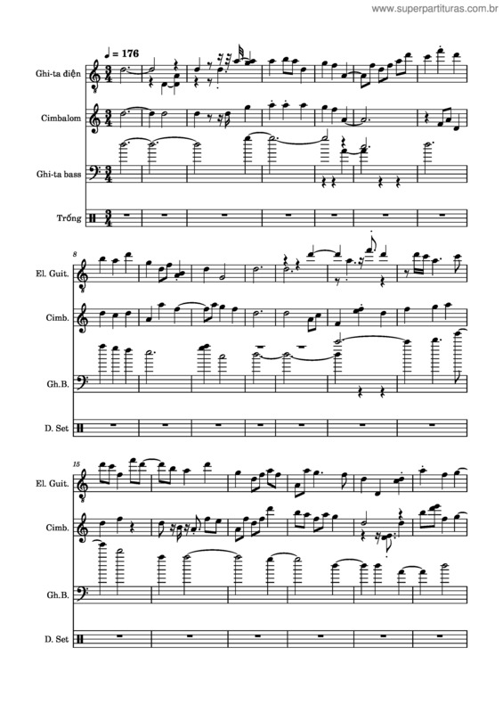 Partitura da música Vong Co 12 – Suu Tam 1–2 Dao
