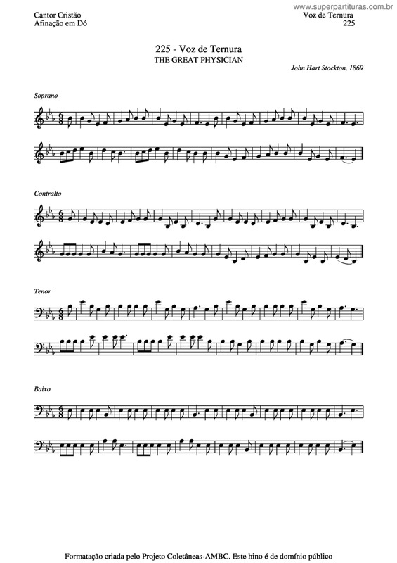 Partitura da música Voz De Ternura v.2