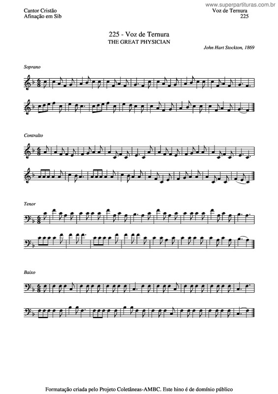 Partitura da música Voz De Ternura v.3