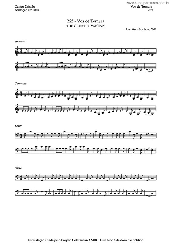 Partitura da música Voz De Ternura v.4