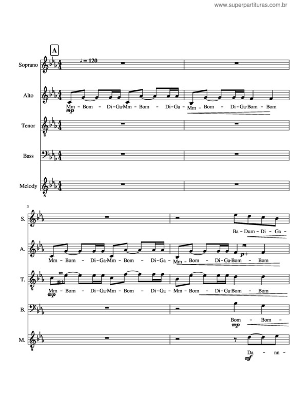 Partitura da música Wake Me Up v.32