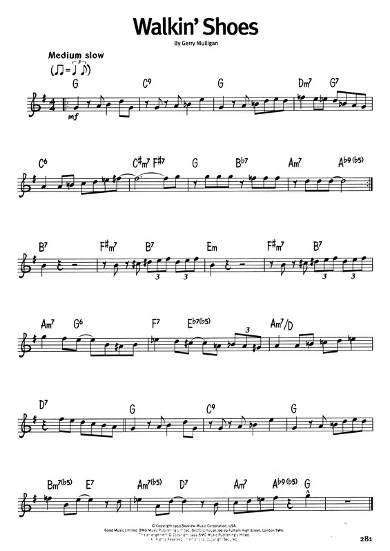 Partitura da música Walkin Shoes v.10