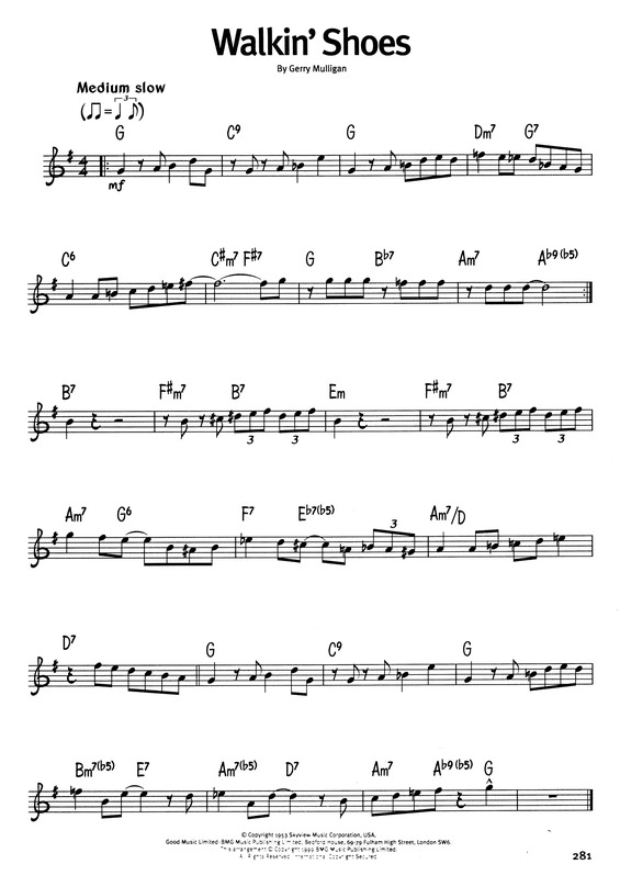 Partitura da música Walkin Shoes v.10