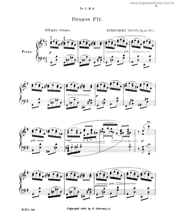 Partitura da música Water Scenes v.2