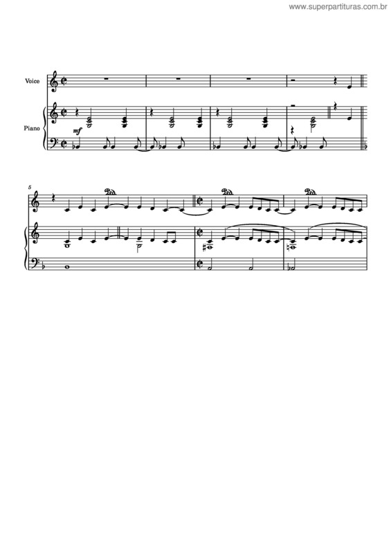 Partitura da música Waters Of March
