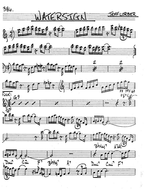 Partitura da música Watersign v.2