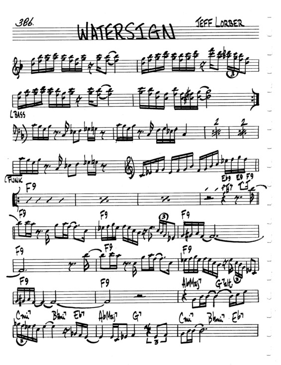 Partitura da música Watersign v.7