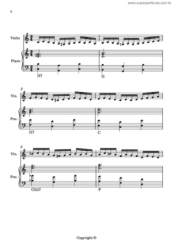 Partitura da música Week 2 Exercise 1 Sarasate Op. 12