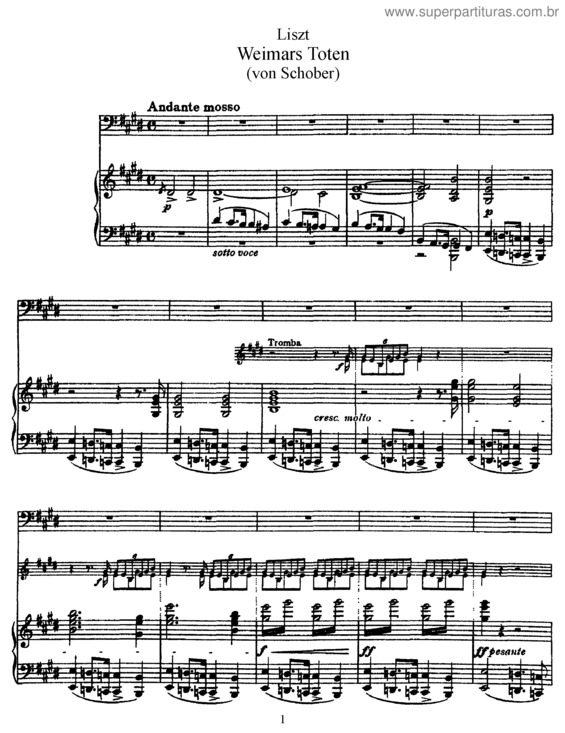 Partitura da música Weimars Toten