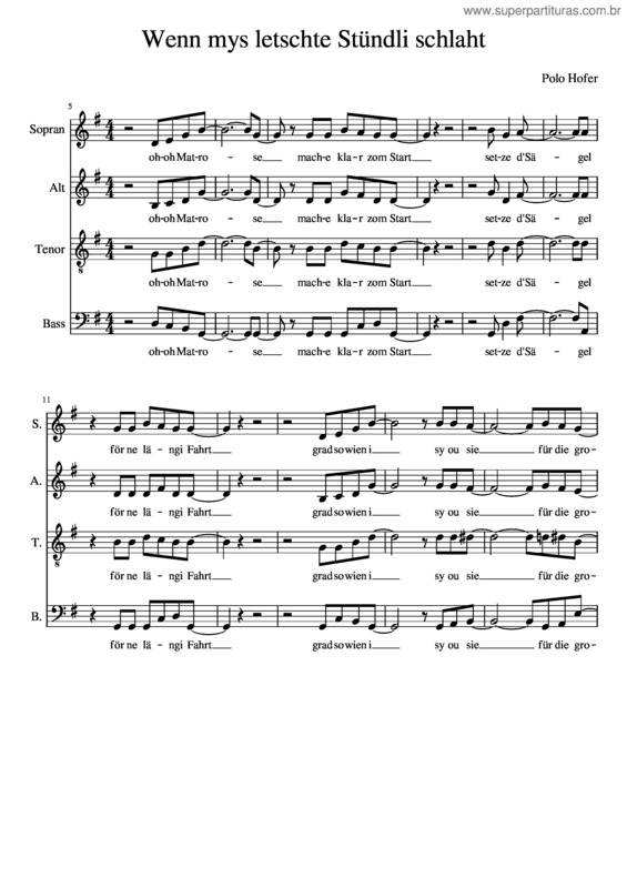 Partitura da música Wenn_Mys_Letschte_Stuendli_Schlaht