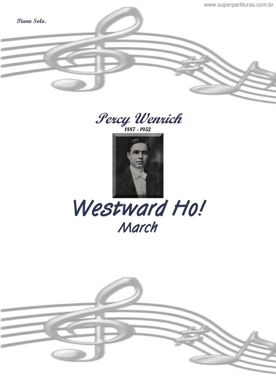 Partitura da música Westward Ho!