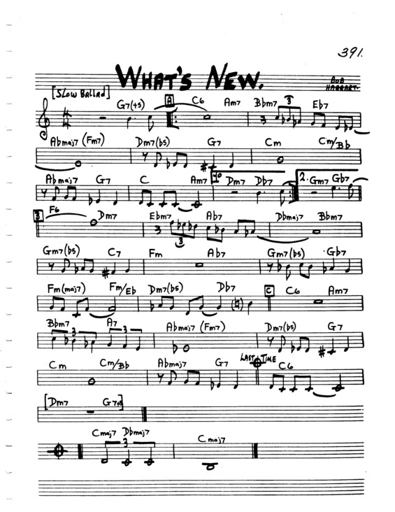 Partitura da música Whats New v.7