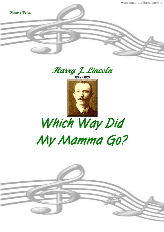 Partitura da música Which Way Did Mamma Go?