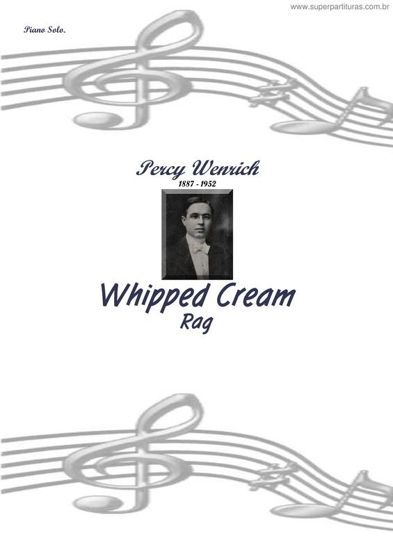 Partitura da música Whipped Cream