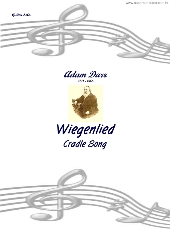 Partitura da música Wiegenlied v.2