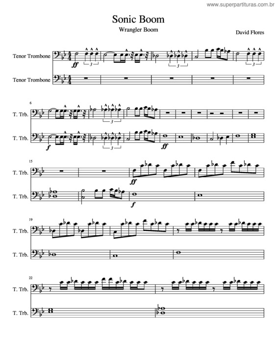 Partitura da música Wrangler Boom