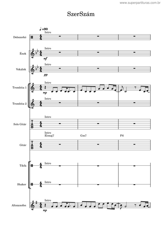 Partitura da música Wrong Way – Sublime Emlékké Vállt