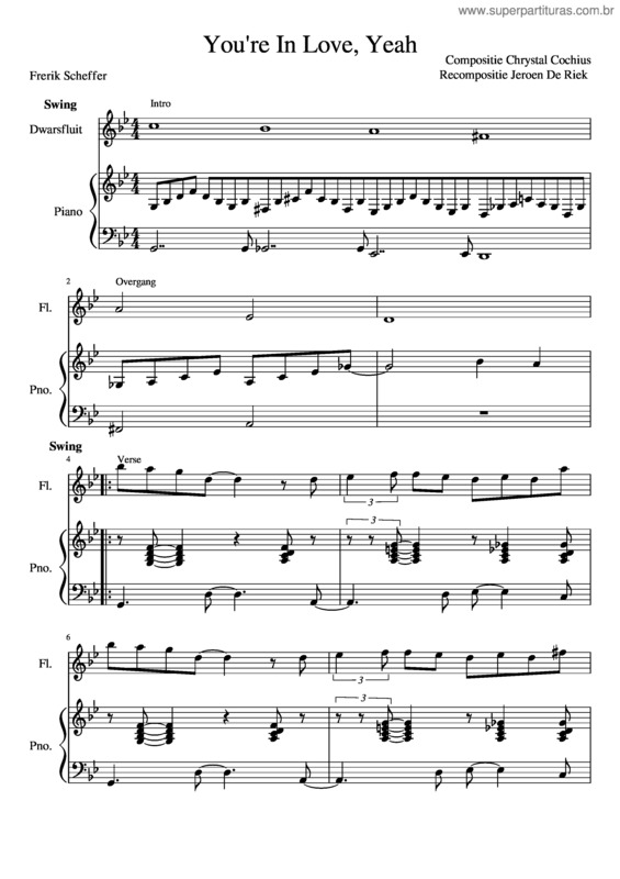 Partitura da música Yeah – Usher You`Re In Love, Yeah