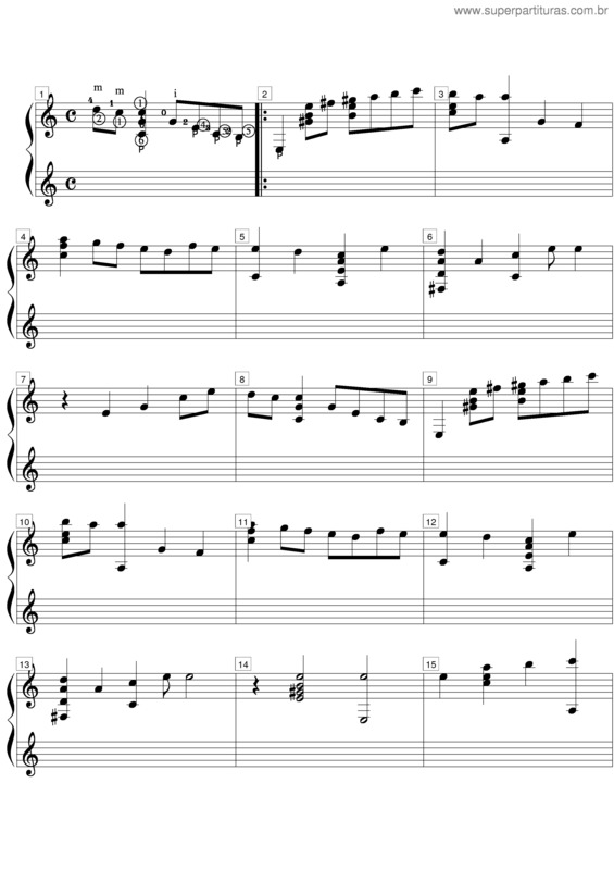 Partitura da música Yesterday v.12