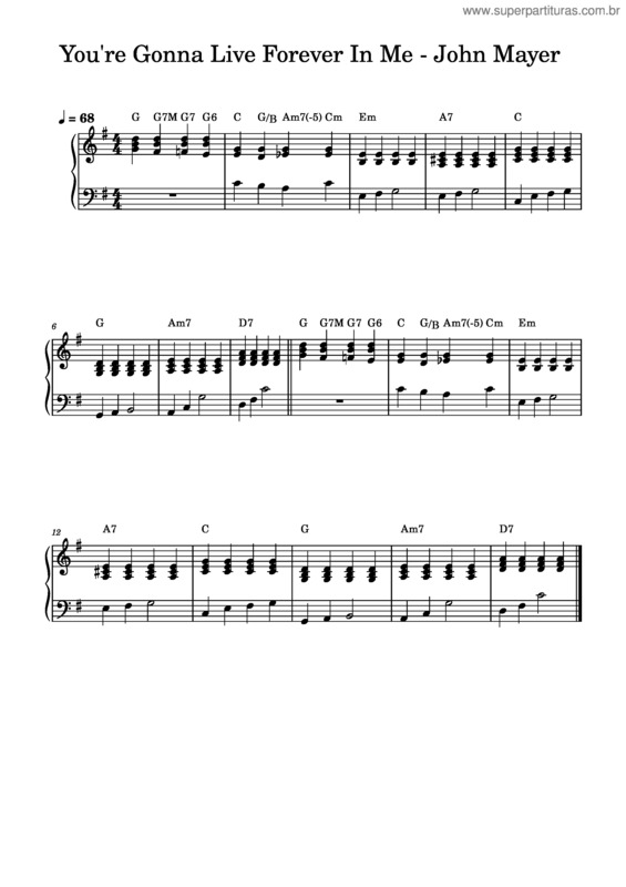 Partitura da música You`Re Gonna Live Forever In Me – John Mayer You`Re_Gonna_Live_Forever_In_Me_–_John_Mayer