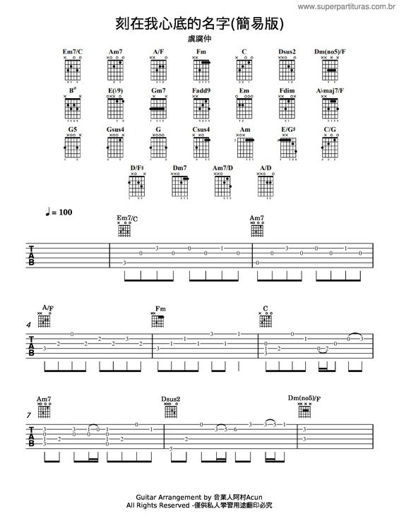 Partitura da música Your Name Engraved Herein – Crowd Lu v.2