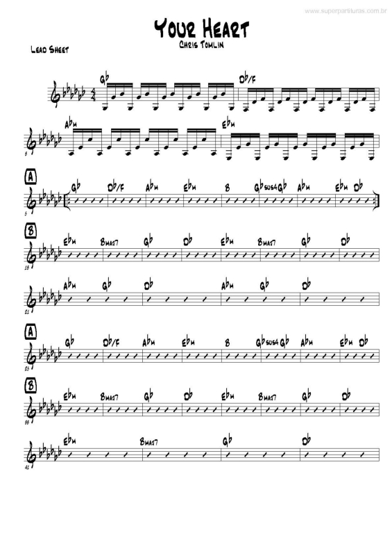 Partitura da música Yout Heart