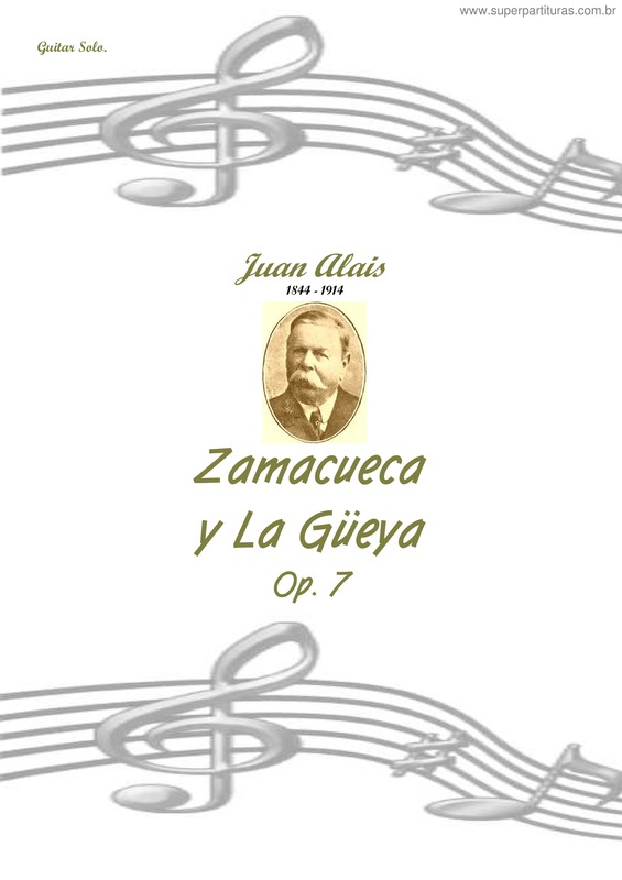 Partitura da música Zamacueca y la Güeya