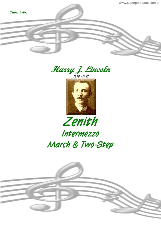 Partitura da música Zenith