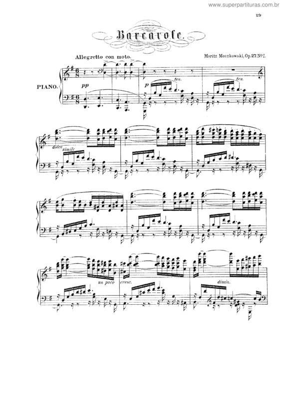 Partitura da música Zwei Klavierstücke
