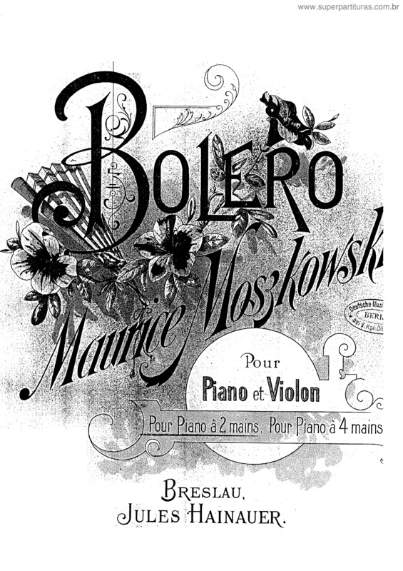 Partitura da música Zwei Konzertstücke für Violine und Orchester v.2